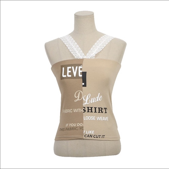 Stylenanda asymmetrical lace top - Picture 4 of 10